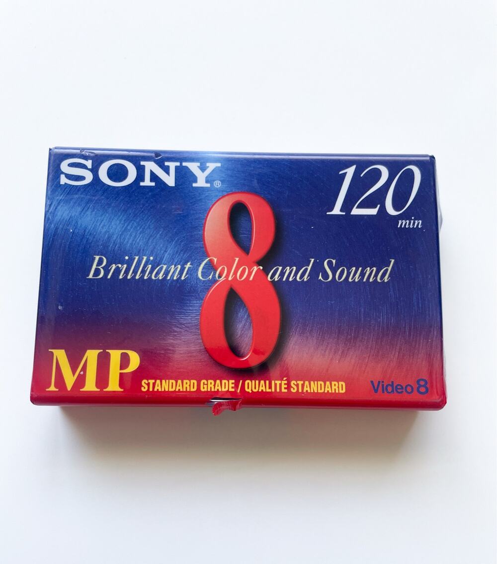New Sony Video 8 120 min Standard Grade P6-120MPD 1 Count